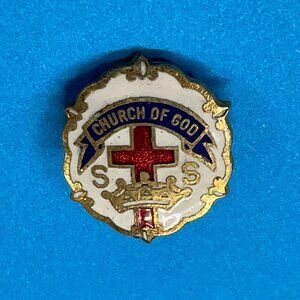 Vintage Christian Church Lapel Pin Or Pendant Sunday School Church Badge